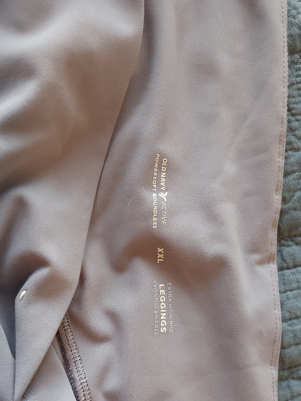 Old Navy Active XXL High-Rise Leggings in Mauve Gray